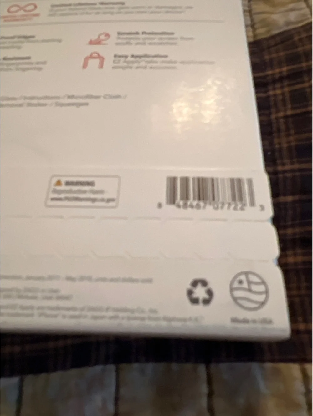 Invisible Shield Hybrid Glass Screen Protector for iPhone 8/7/6s/6